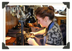 Jess at Sewing Machine